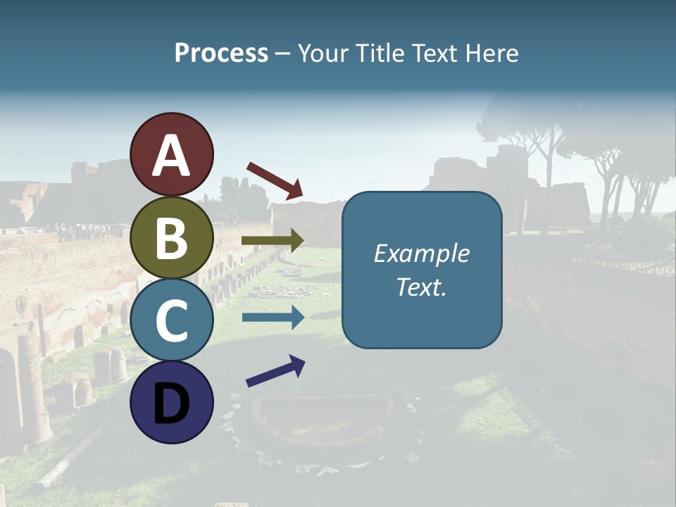 Landscape Stone Column PowerPoint Template