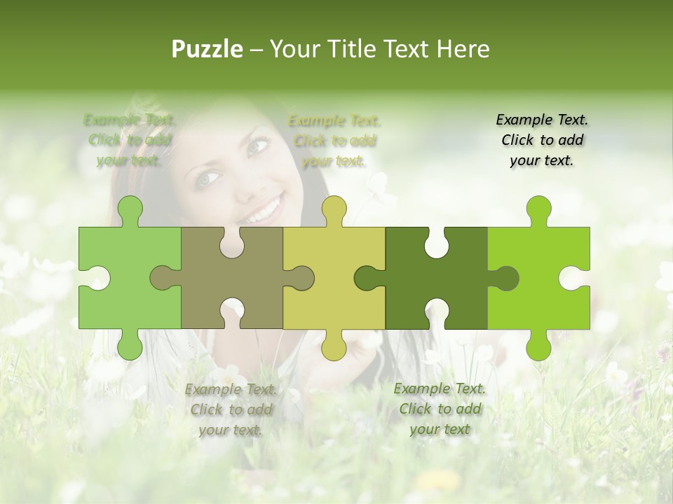 Nature Grass People PowerPoint Template