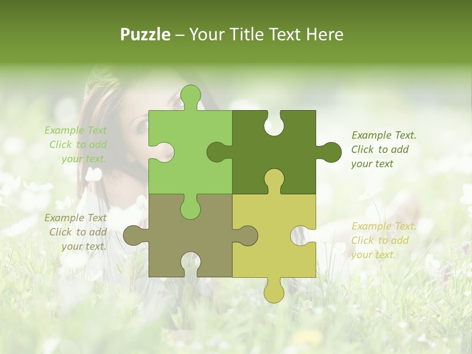 Nature Grass People PowerPoint Template