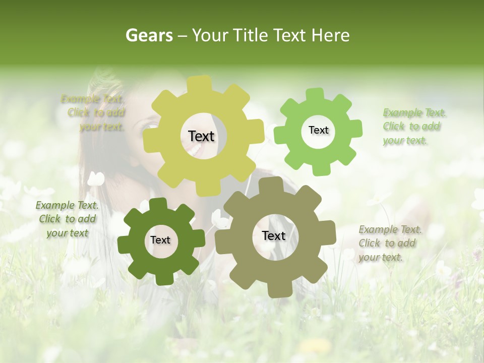 Nature Grass People PowerPoint Template