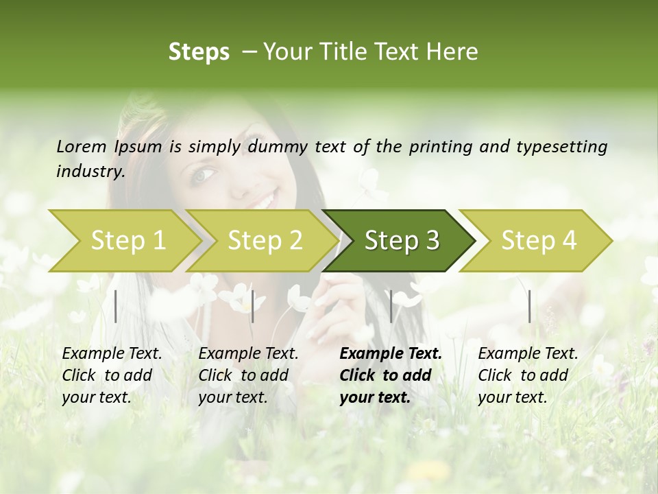 Nature Grass People PowerPoint Template