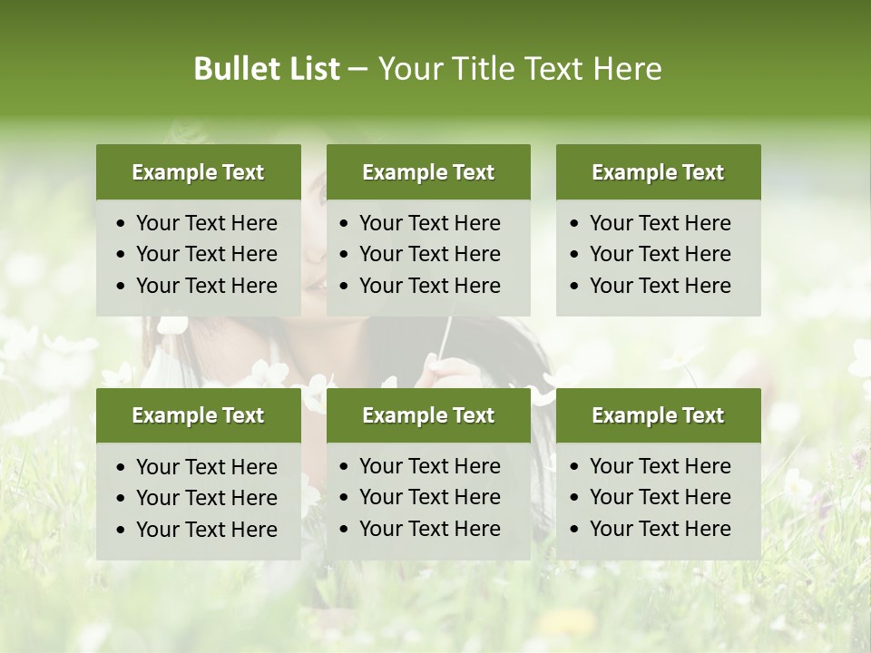 Nature Grass People PowerPoint Template