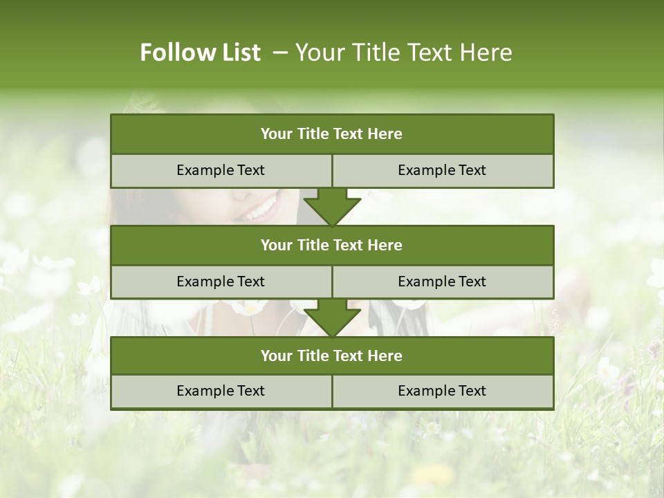 Nature Grass People PowerPoint Template