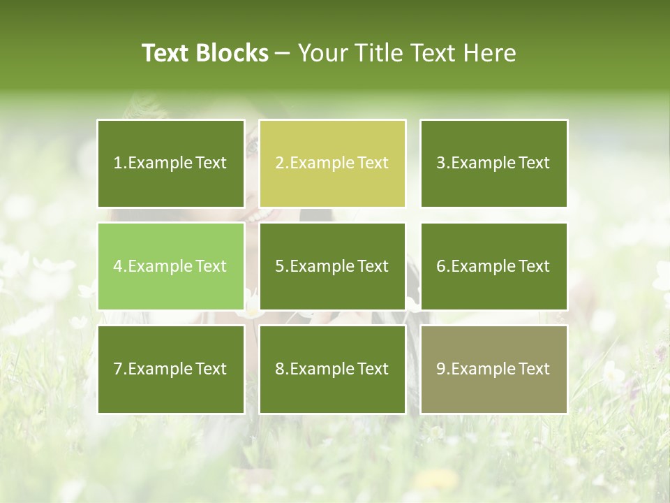 Nature Grass People PowerPoint Template