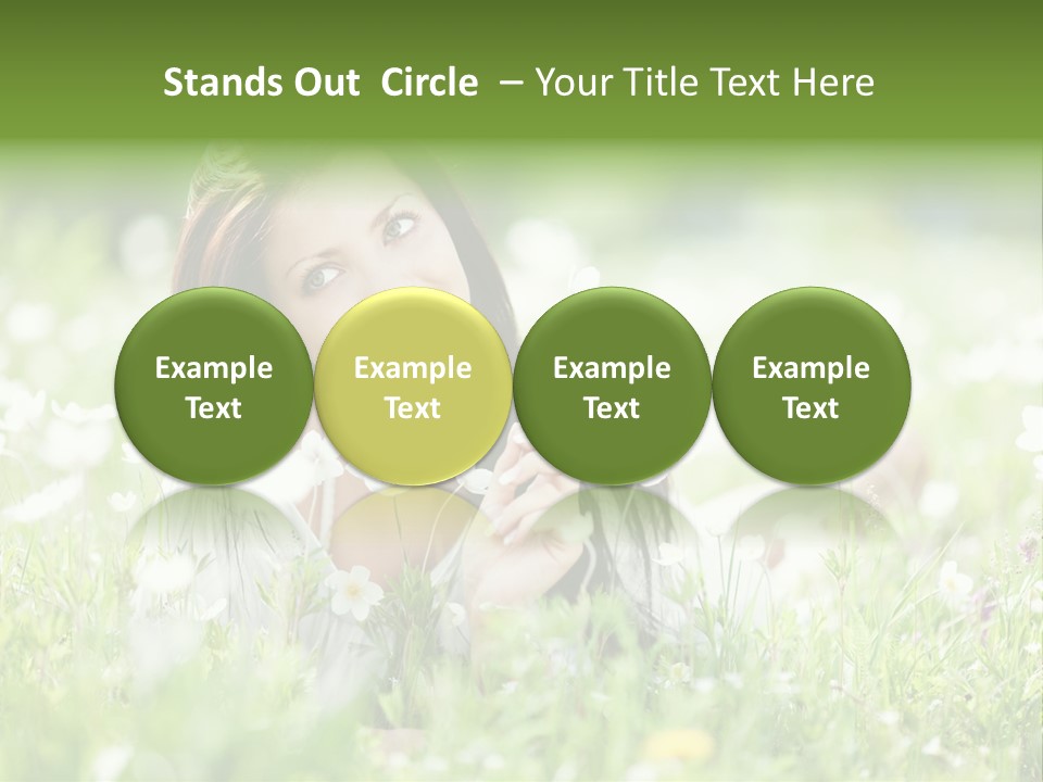 Nature Grass People PowerPoint Template