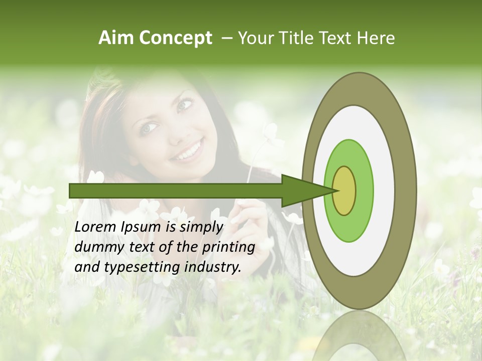 Nature Grass People PowerPoint Template