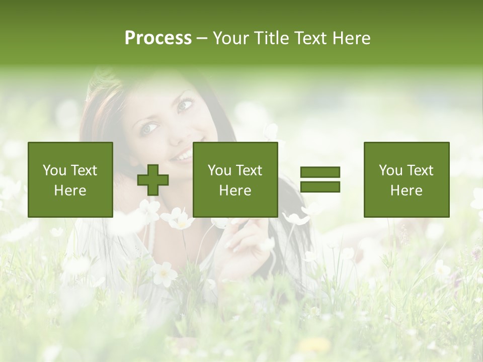 Nature Grass People PowerPoint Template