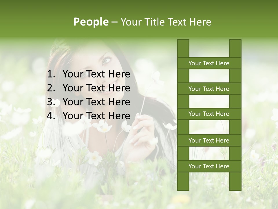 Nature Grass People PowerPoint Template
