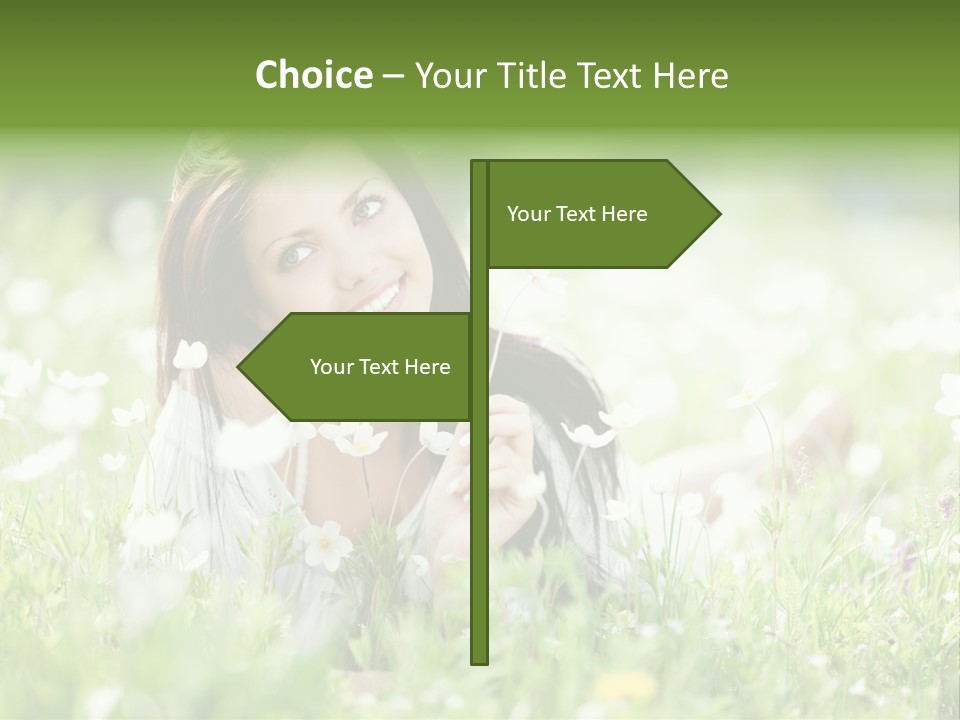 Nature Grass People PowerPoint Template