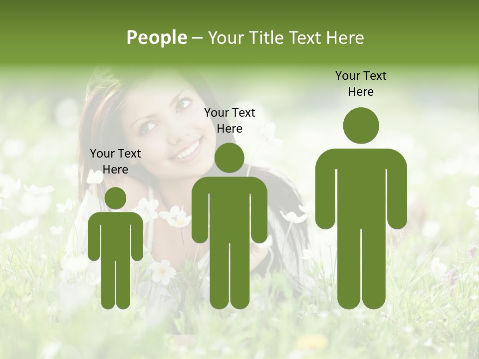 Nature Grass People PowerPoint Template