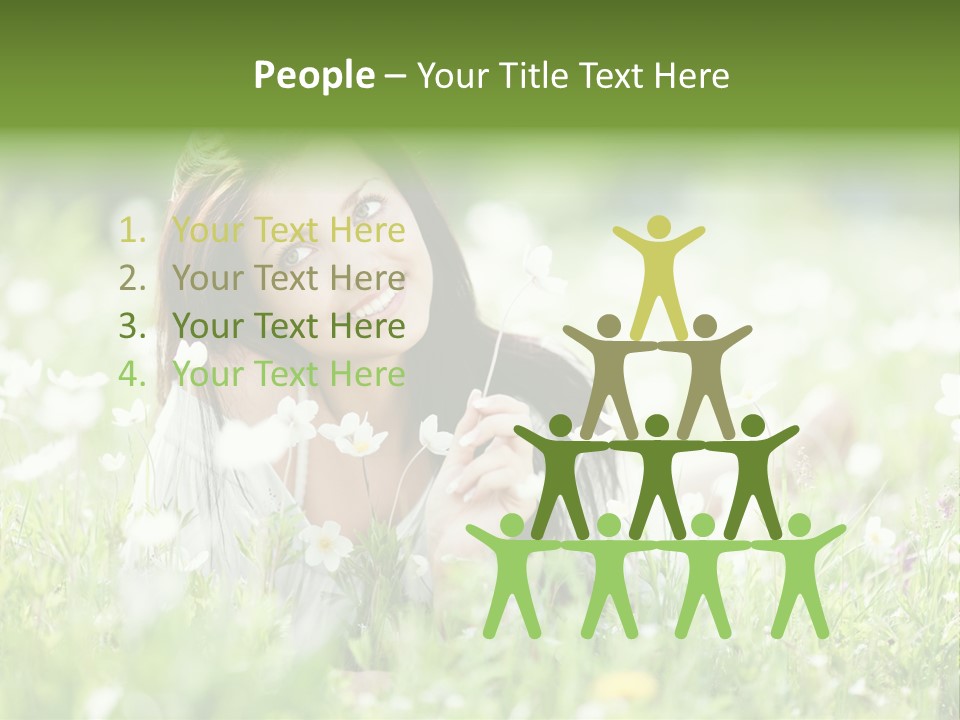 Nature Grass People PowerPoint Template