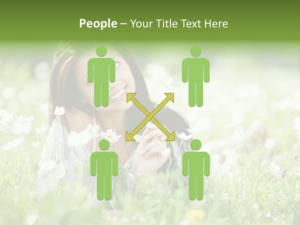 Nature Grass People PowerPoint Template