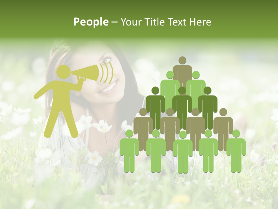 Nature Grass People PowerPoint Template