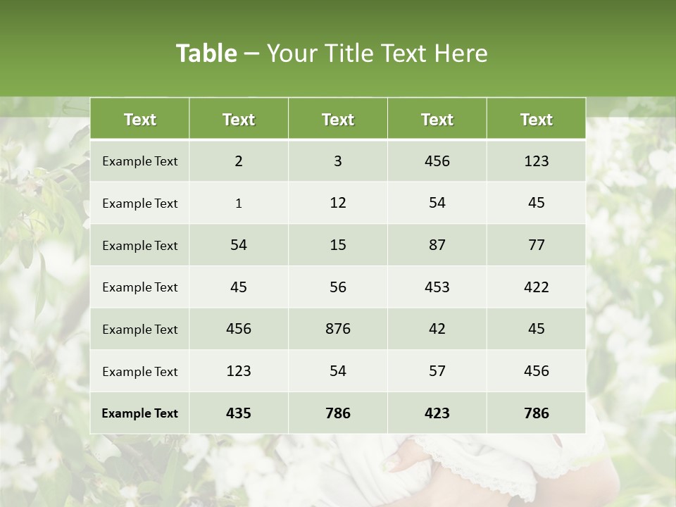 Outsides Summertime European PowerPoint Template
