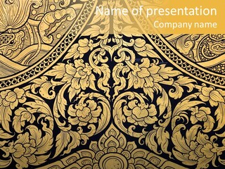 Aged Asia Old PowerPoint Template