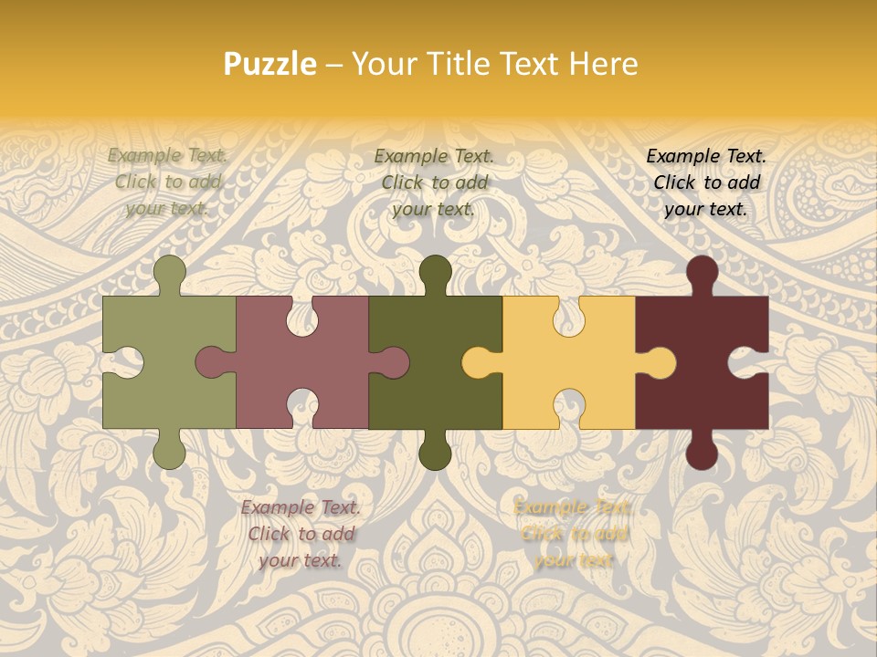 Aged Asia Old PowerPoint Template