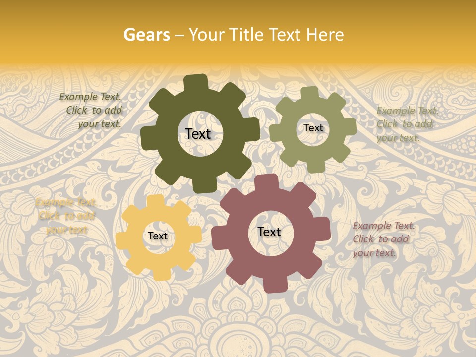 Aged Asia Old PowerPoint Template