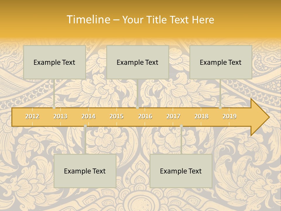 Aged Asia Old PowerPoint Template