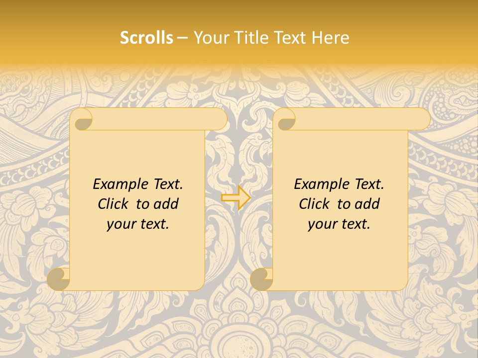 Aged Asia Old PowerPoint Template