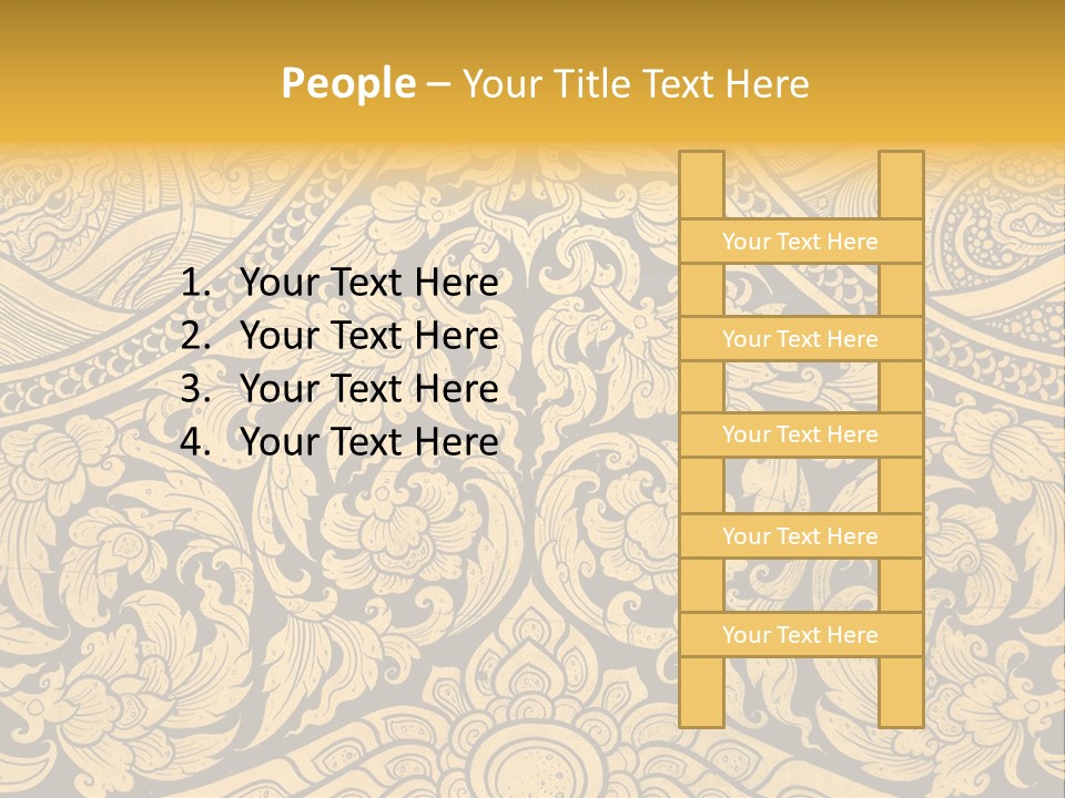 Aged Asia Old PowerPoint Template