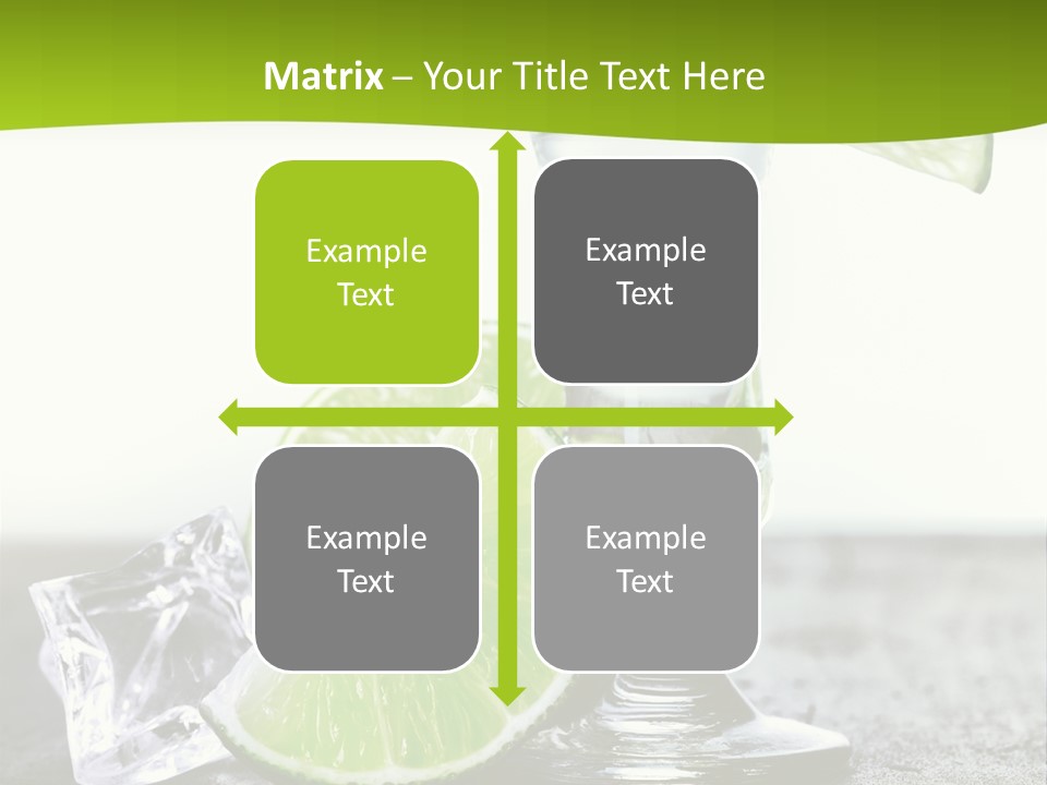 Pub Shooter Food PowerPoint Template