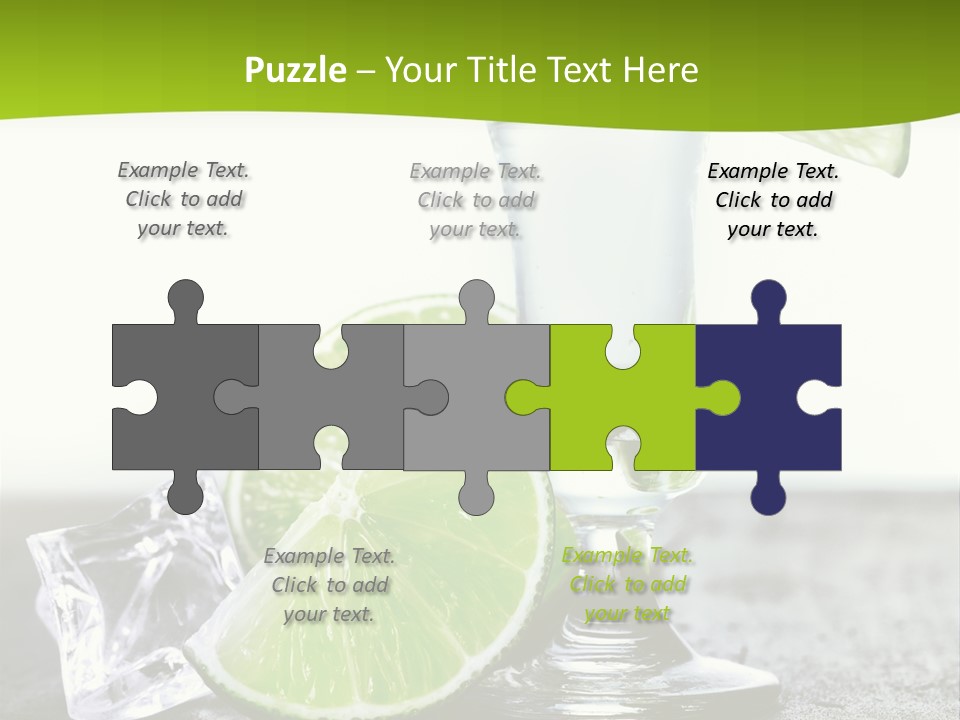 Pub Shooter Food PowerPoint Template