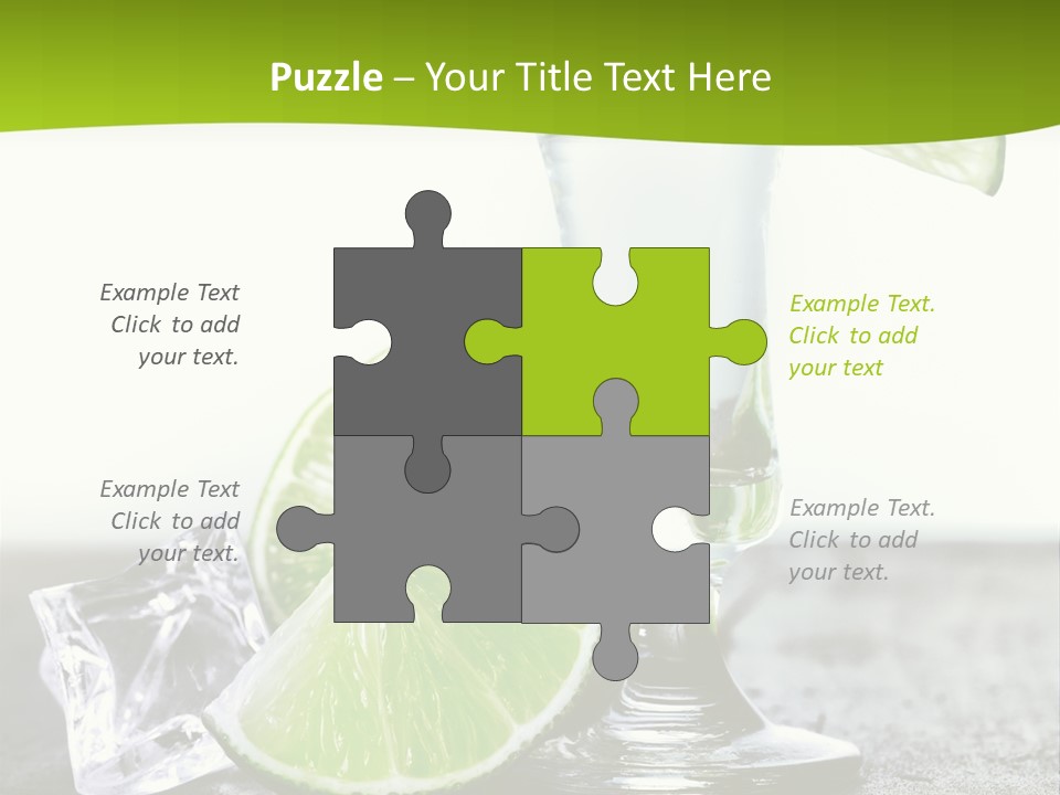 Pub Shooter Food PowerPoint Template