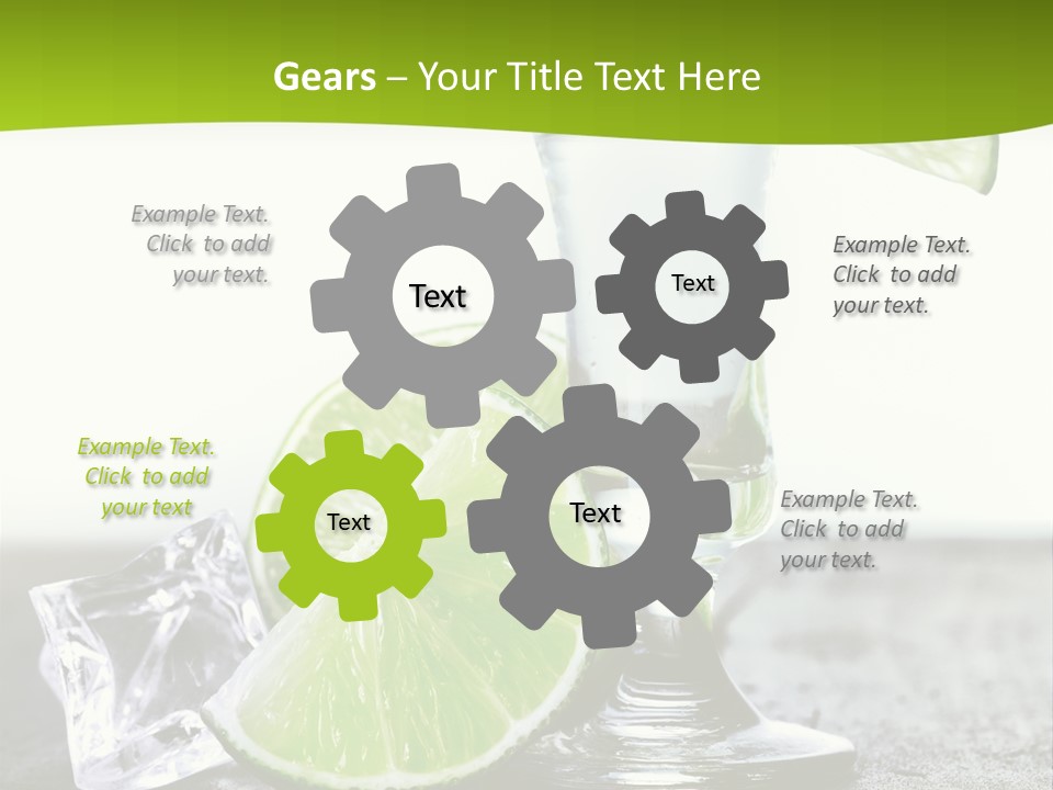 Pub Shooter Food PowerPoint Template