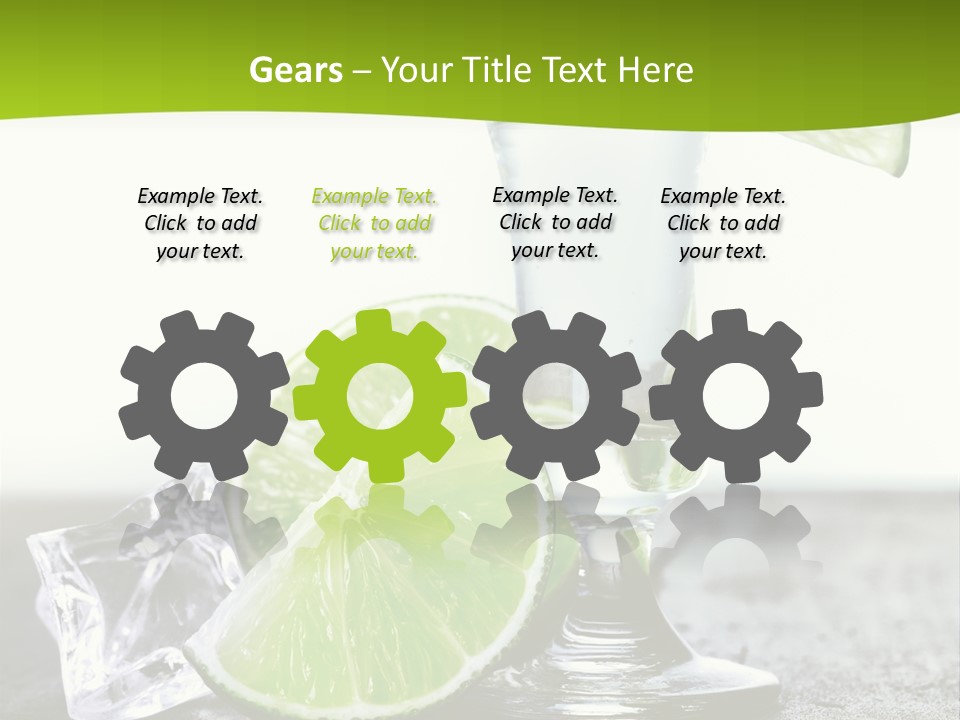 Pub Shooter Food PowerPoint Template