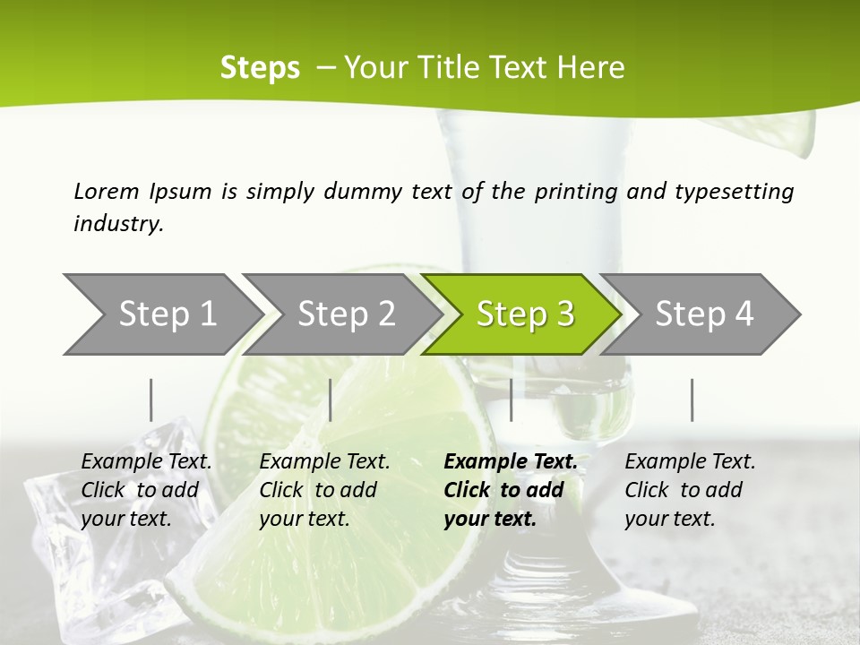 Pub Shooter Food PowerPoint Template