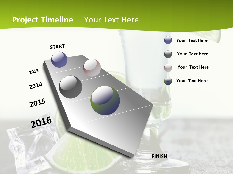 Pub Shooter Food PowerPoint Template