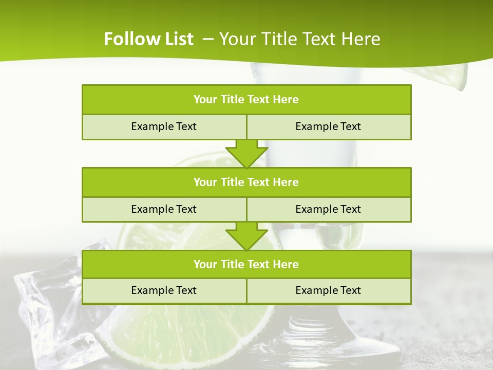 Pub Shooter Food PowerPoint Template