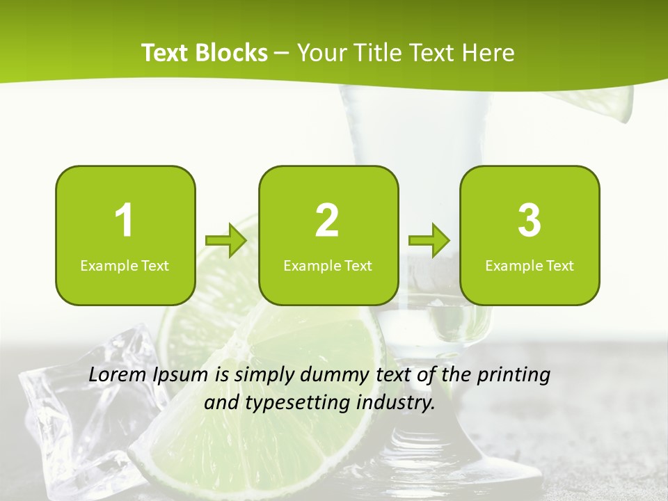 Pub Shooter Food PowerPoint Template