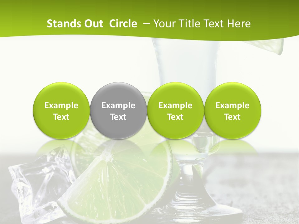 Pub Shooter Food PowerPoint Template