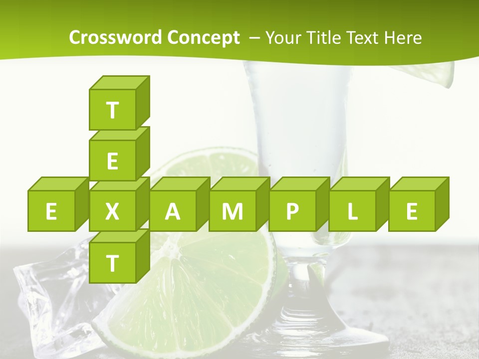 Pub Shooter Food PowerPoint Template