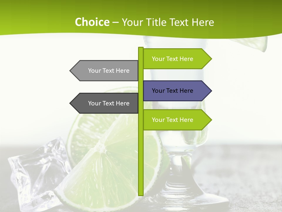 Pub Shooter Food PowerPoint Template