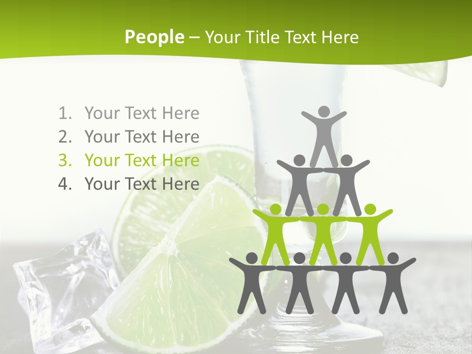 Pub Shooter Food PowerPoint Template