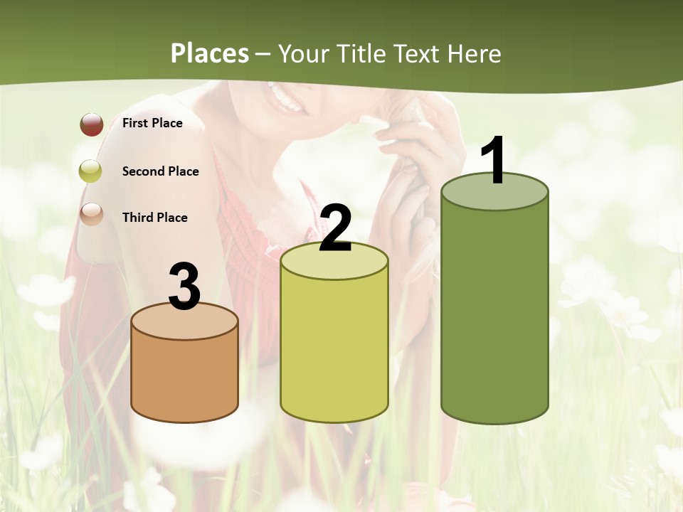 Dress Meadow Field PowerPoint Template