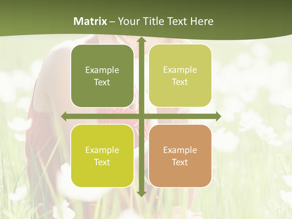 Dress Meadow Field PowerPoint Template