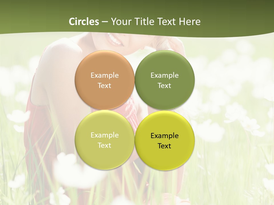 Dress Meadow Field PowerPoint Template