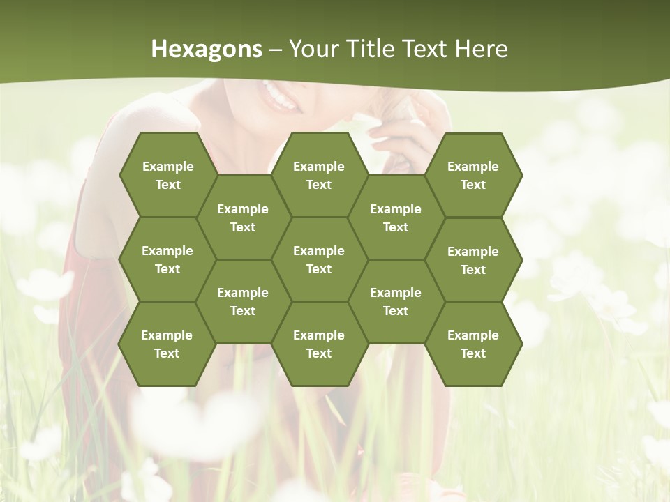 Dress Meadow Field PowerPoint Template