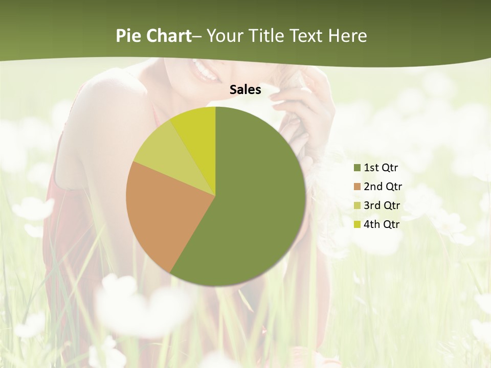 Dress Meadow Field PowerPoint Template