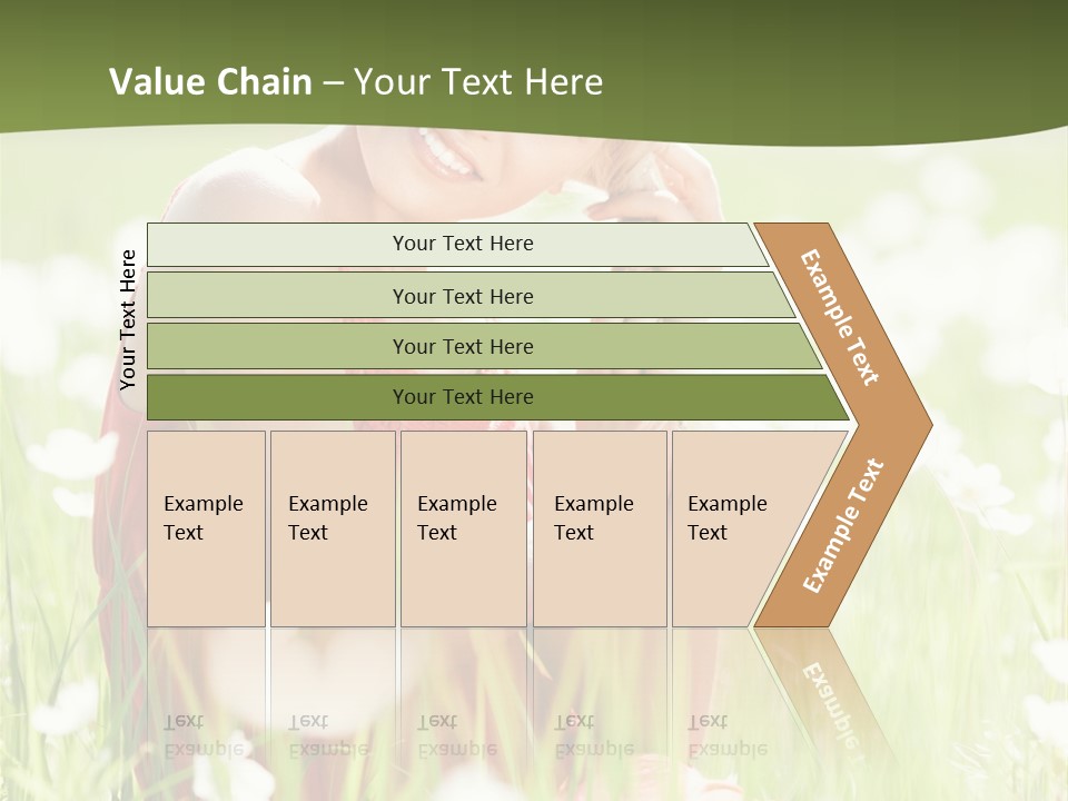 Dress Meadow Field PowerPoint Template