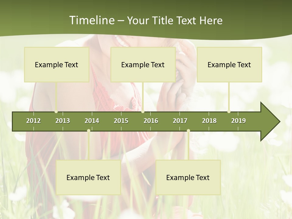 Dress Meadow Field PowerPoint Template