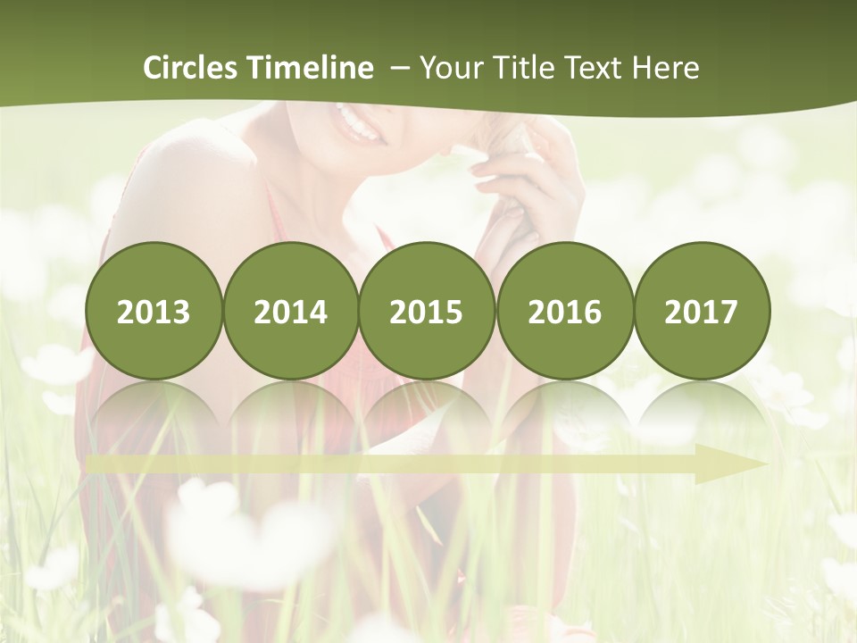 Dress Meadow Field PowerPoint Template