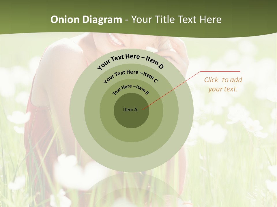 Dress Meadow Field PowerPoint Template