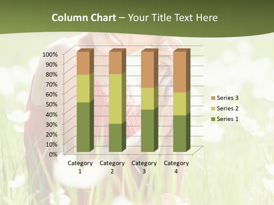 Dress Meadow Field PowerPoint Template