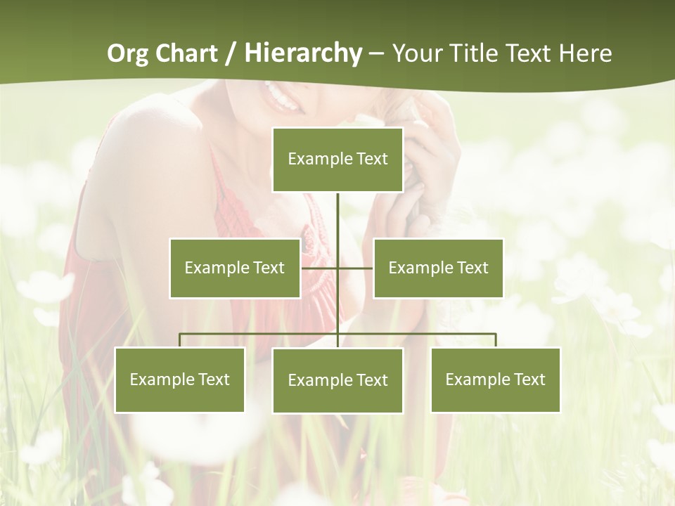 Dress Meadow Field PowerPoint Template