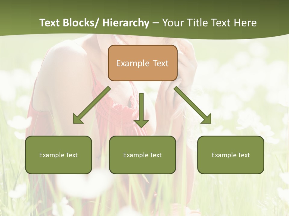 Dress Meadow Field PowerPoint Template