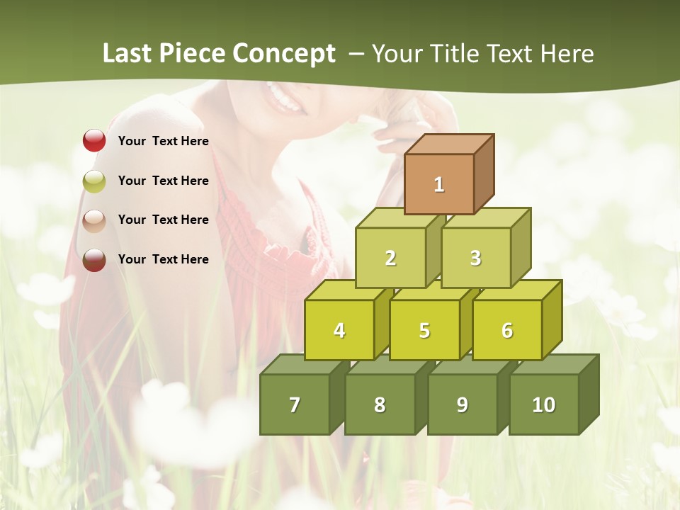 Dress Meadow Field PowerPoint Template